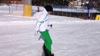 preview picture of video 'Boss Snowboarder a Tarvisio - I primi passi'