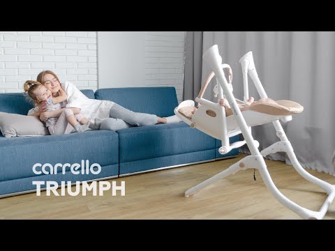 Стульчик-качели Carrello Triumph Cloud Grey MOQ (CRL-10302 Cloud Grey)