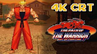 Art of Fighting 3 - Ryo Sakazaki (Arcade / 1996) 4K CRT
