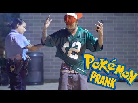 Pokemon Prank On Cop!