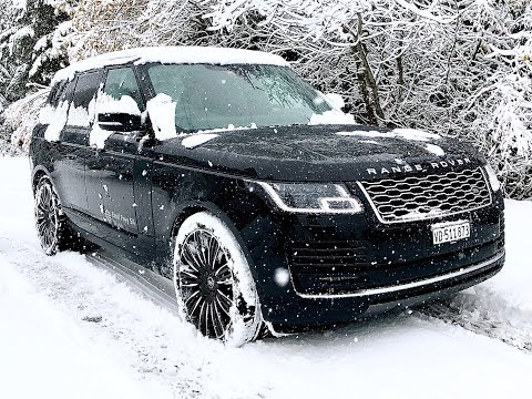 Range Rover Vogue 2019 - 4.4 l. V8 - Test & Review on the Snow