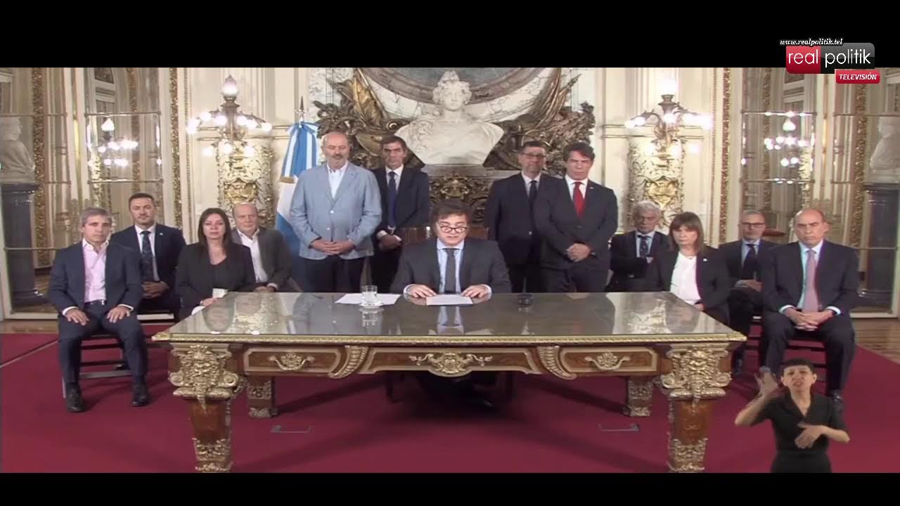 Javier Milei anunció por cadena nacional el decreto para desregular la economía