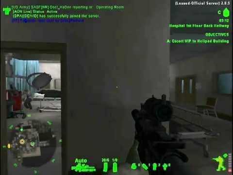 SF Hospital Rescue - America's Army 2.8.5 - Chicken's Farm server