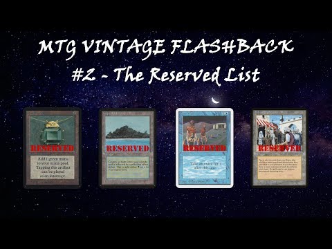 MTG Vintage Flashback #2 - The Reserved List