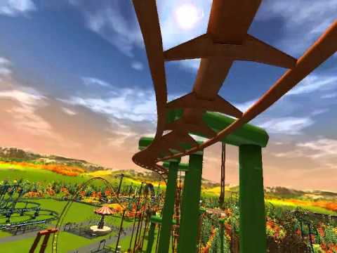 Spiral Flying Coaster in RCT3