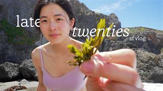 Eat this piece of kelp... 🐛 and enjoy the cold coastal summer with me