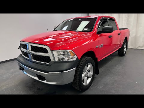 2018 Ram 1500 SLT 4x4 Crew Cab 6'4" Box in Red for sale at Davis GMC Buick Lethbridge in Lethbridge, AB