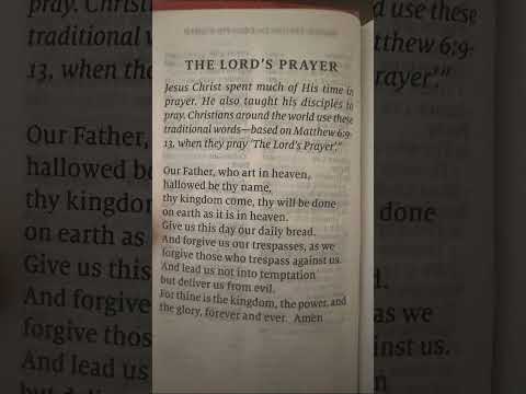 The Lord's Prayer (new) Piano Performance Video