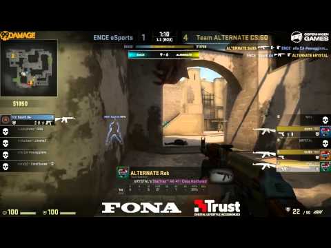 ALTERNATE vs. ENCE eSports | WB Finale, Copenhagen Games 2014 | de_mirage Map 3 Part 2