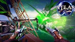 Atlas - Galleon Battles Ghost Ship, PVP, Typhoons &amp; New Monsters + Dev Q&amp;A! - Atlas Gameplay