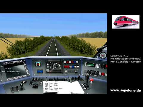 Loksim3d #10 Hellweg Sauerland Netz 01: RB45 Coesfeld - Dorsten