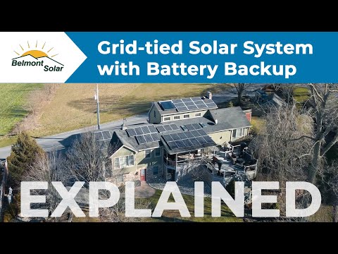 How does Grid-Tied Solar with Battery Backup Work? | Belmont Solar