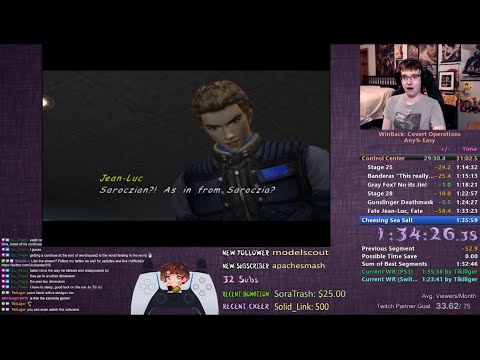 Winback: Covert Operations any% Easy Speedrun WR 1:34:56