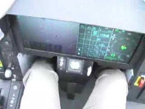 F-35 JSF Cockpit at Paris Air Show 2005-(Full Scale Mock Up)