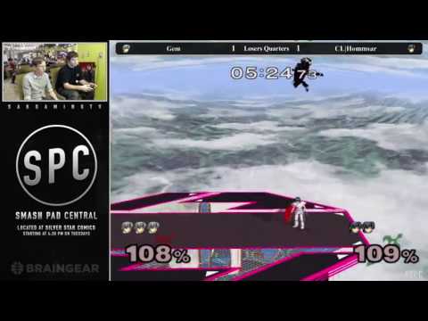 SPC15 Losers Quarters - Gem (White Marth) vs CL|Hommsar (Black Marth)