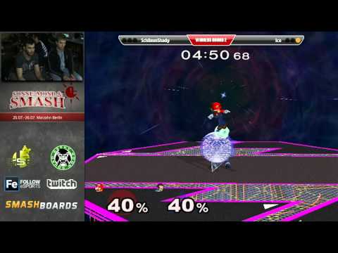 SMS - Ice (Ganondorf) Vs. SchlimmShady (Mario) - Winners Round 2