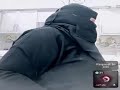Huge Ssbbw Model Arab Niqab Woman In Black Dress