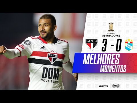 ATROPELO TRICOLOR! Melhores momentos de São Paulo 3 x 0 Sporting Cristal na Libertadores
