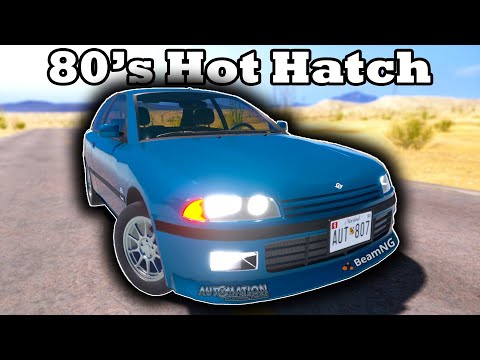 I Built a Powerful 80's Hot Hatch | Automation The Car Company Tycoon Game & BeamNG.drive