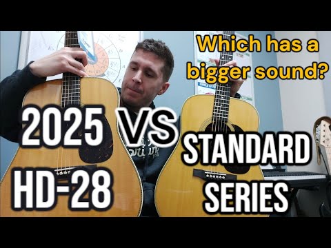 Comparing the new 2025 Martin HD-28 with the pre 2025 Standard Series. Which guitar punches harder?