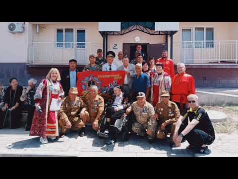 Г.ЖЕТЫСАЙ.Поздравление Ветерана ВОВ .