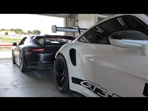 A stock aero 991.2 GT3 can still keep up with fancy aero 992 GT3RS at Laguna Seca Raceway 1:30:9