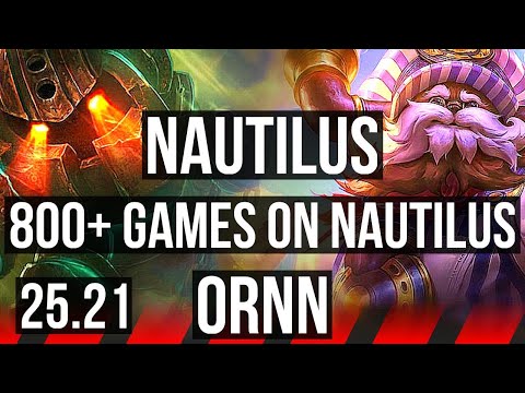 NAUTILUS vs ORNN (TOP) | 800+ games | NA Master | 25.21