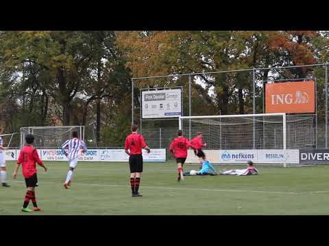B) AFC Quick jo17-1 vs ASC Nieuwland jo17-1 op 10-11-2018