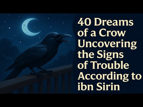 40 dreams of a crow Uncovering the Signs of Trouble According to ibn Sirin
