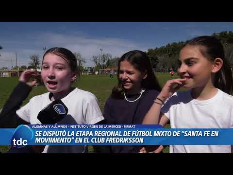 FIRMAT | SE DISPUTÓ LA ETAPA REGIONAL DE FÚTBOL MIXTO DE "SANTA FE EN MOVIMIENTO"