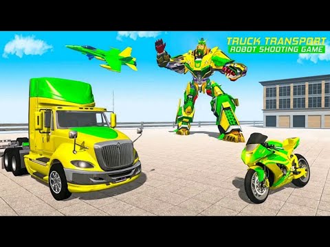 Car Robot Transport Truck Driving Game - Robot Transform Truck Transportation - Android Gameplay
