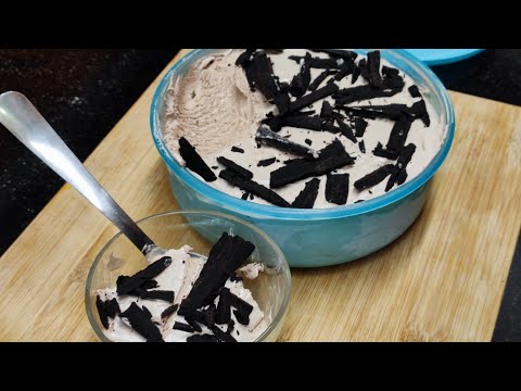 3 ingredients chocolate ice cream | savourymunch