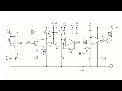 DIY pulse metal detector.Finds a coin at a distance of 20cm