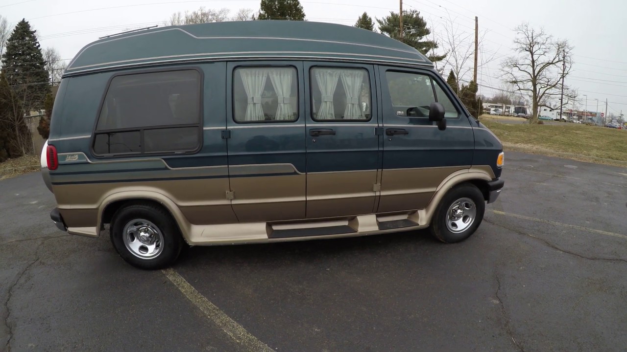 4K Review 1997 Dodge Ram 2500 Hightop Conversion Van ...