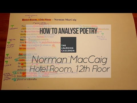 Norman MacCaig's "Hotel Room, 12th Floor" | How to Analyse Poetry