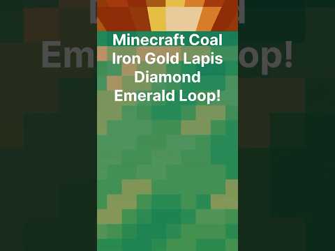 EPIC Minecraft Loop: Coal to Emerald! 😱 #MinecraftShorts