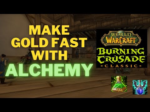 Make money fast with alchemy in TBC. Make thousands of gold per week in the burning crusade classic