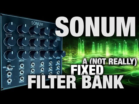 SONUM - A CV-controlled Fixed Filter Bank DIY Eurorack Module