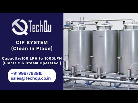 Cleaning in Place System | CIP System | Cleaning in Place
