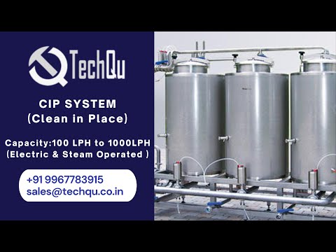 Cleaning in place cip system, for food,pharma industries