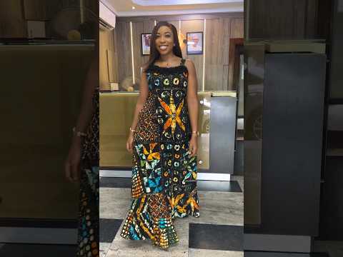 Ankara Wrap Max Dress #zamakalefashion #fashion #afrifashion #africanclothing #wedding