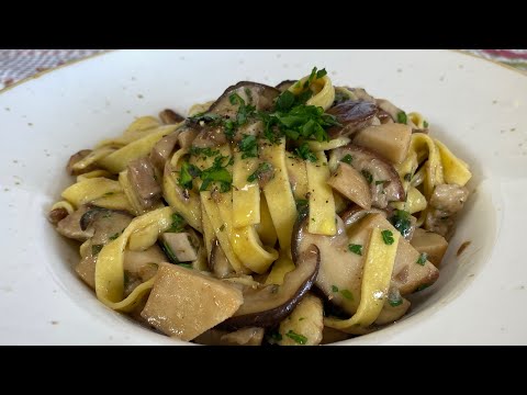 Tagliatelle ai Funghi Porcini, ricetta originale Senza Panna