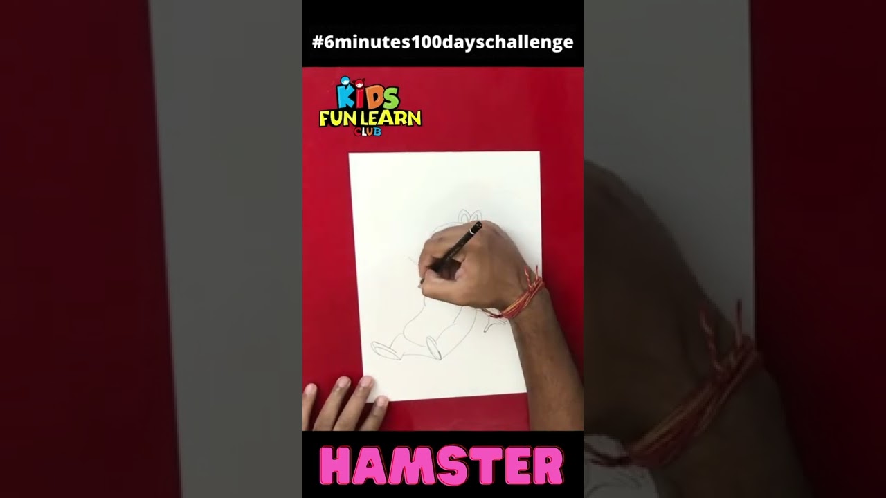 How to draw Hamster #shorts