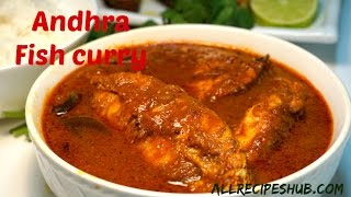 Andhra fish curry | Chepala Pulusu recipe | andhra style fish pulusu