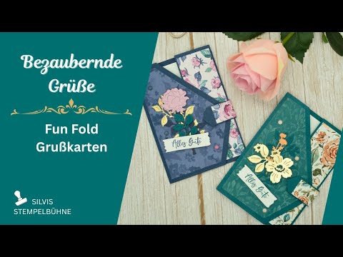 Exclusive Online /Bezaubernde Grüße  /Fun Fold Karte / Stampin' Up!