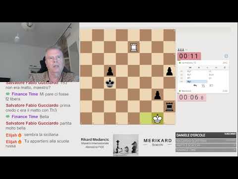 Maestro  MERIKARD  gioca scacchi e commenta le partite. Unitevi.