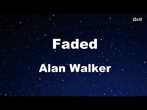 Faded - Alan Walker Karaoke 【With Guide Melody】 Instrumental