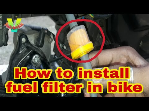 How to Clean Fuel Filter and Install in Bike