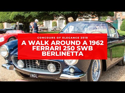 Thumbnail for Classic car Walk Around - 1962 Ferrari 250 SWB Berlinetta - Concours of Elegance 2018 🚘 🏁 by Ferrari 250 S