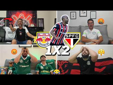 REAÇÕES DOS RIVAIS SECANDO O TRICOLOR PAULISTA - BRAGANTINO 1X2 SÃO PAULO - PAULISTÃO